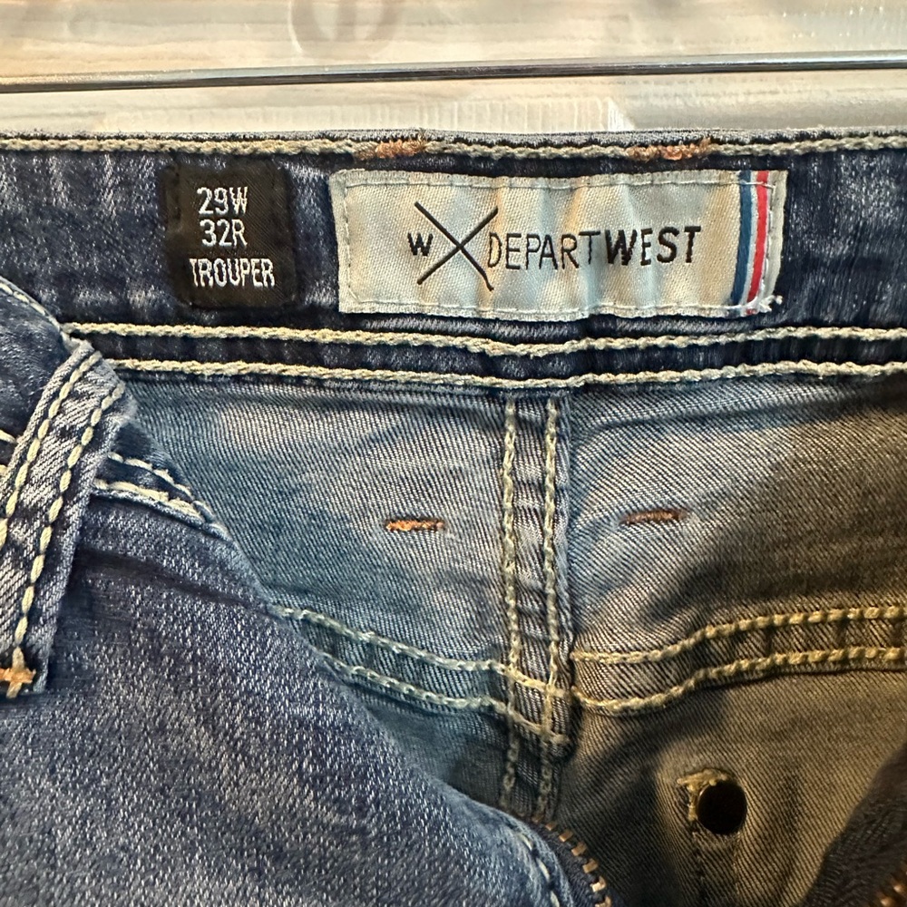 Departwest Men's Relaxed Jeans - Classic Blue